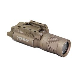 Luz LED blanca táctica SF X300V, salida de alta potencia, luz para pistola y Rifle de caza, compatible con riel Picatinny de 20mm 229S