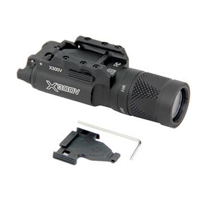 Lampe tactique X300V pour armes à feu, lumière blanche LED à double sortie, 400 lumens, pour fusil de chasse, lampe de poche adaptée au Rail Picatinny de 20mm