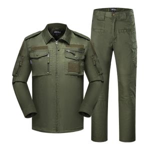 Tactische shirtbroek set militair leger bdu outdoor training wandeljacht kleding airsoft sluipschutter ghillie combat uniform pak
