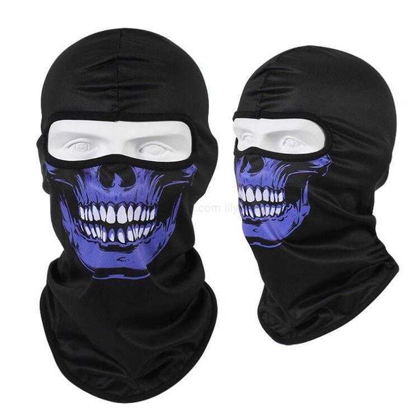 Masques de crâne tactiques airsoft crâne masque de protection complet hiver coupe-vent chaud fantôme squelette capuche écharpe cyclisme équitation ski camo masques