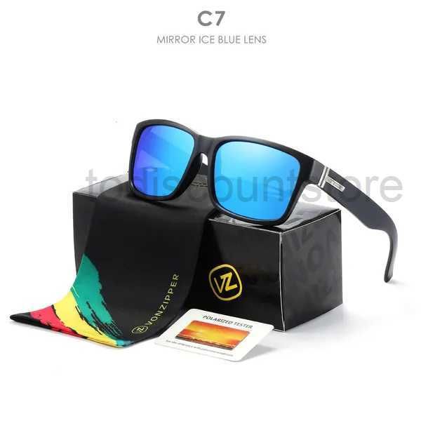 Lunettes de soleil tactiques Vz Vonzipper polarisées hommes cadre carré lunettes de style Elmore Uv400 lunettes de soleil de sport pêche randonnée conduite 230905 6i38a