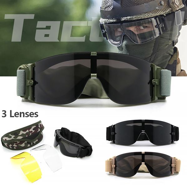 Gafas de sol tácticas X800 Gafas de juego de guerra a prueba de explosiones Fuerzas especiales Gafas tácticas Gafas de tiro a prueba de balas Protección contra el viento y la arena 230905