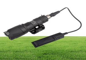 Tactical Surefir M300 M300A Mini Scout Light 280lumens LED Hunting Torch zaklamp voor 20 mm met drukkussenschakelaar7877292