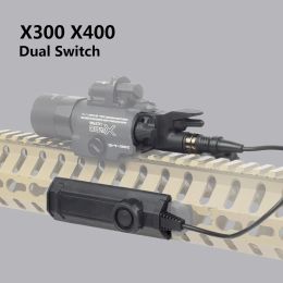 Tactische SureFire X300 X400 Ultra XH35 Wapen Zaklamp Afstandsbediening Dual Functie Schakelaar Jacht Licht Constante Momentary Controle