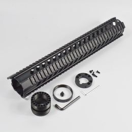 Tactique Tactical en T Tactical Frate Float Quad Rail Guard Guard Picatinny Rail System Fits 223 5 56 TYPES COULEUR NOIR 303T