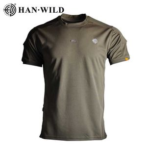 T-shirts tactiques T-shirt tactique Hanye T-shirt de chasse extérieur T-shirt T-shirt 240426