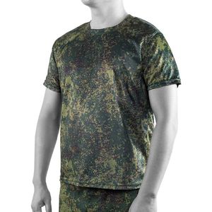 T-shirts tactiques Camouflage militaire Combat tactique Camouflage à manches courtes T-shirt de séchage rapide 4xl 240426