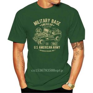 T-shirts tactiques Nouveaux 2021 Fashion Summer Hot Military Base US Legendary Mens Military T-shirt US Army T-shirt US 240426