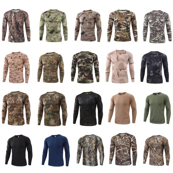 T-shirts tactiques en plein air chasse de chasse de tir de tir robe de bataille uniforme BDU COMBAT CAMOUFLAGE Shirt NO05-145 MPMKE