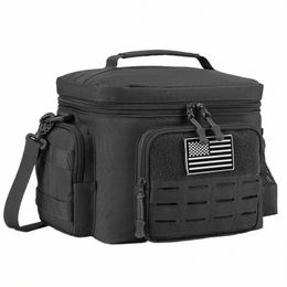 Sac à refroidisseur tactique tactique Boîte à lunch à la baisse de travail Hourdeuse Military Dupproof Isolate Durable For Men Meal Cam Picnic G0DF #