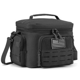 Tactical Termal Cofryer Bag Military Servicio de servicio pesado Trabajo aislado de fugas Dura para hombres Camping Picnic 240508