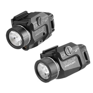 Tactische fakkels TLR-8 TLR-7 zaklampen LED-lampje met rood laser zicht voor het jagen op G17 19 SIG CZ TR8 Laser Flashlight TR8 TR7 Logo