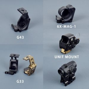 Tactische VN FTC Mount voor G33 G43 vergrootglas Riser Scope Mount voor 551 552 553 558 Holographic Red Dot Siight Fast Riser Mount