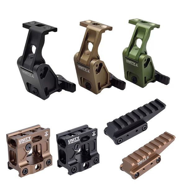 Tactical Unity Mount Release rápido G33 G43 FTC Soporte para T1 T2 AIMMAGNIFIER 1/3 Montaje de alcance del elevador óptico 551 552 553 558 LCO