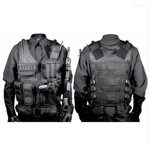 Tactisch vest Militaire gevechtspantser Heren Hunting Army Verstelbaar Outdoor CS Training Guin22