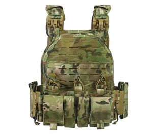 Tactische Vesten 6094 tactisch vest camouflagevest MOLLE 1000D met beschermende uitrusting gevecht snelle demontage 240315