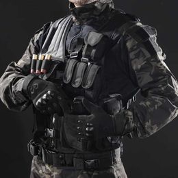 Tactische vesten 900D kogelvrije plaat Outdoor CS Hunting Tactical Bib met zakvest voor mannen Safety Women 240315