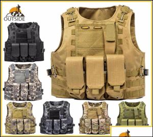 Tactische Vesten Kledinguitrusting Usmc Airsoft Vest Molle Combat Assat Plate Carrier 7 Kleuren Cs Outdoor Jacht Drop Delivery 2021 Ij62057493