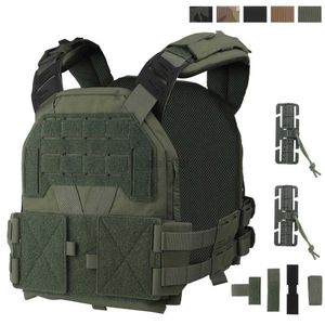 Chalecos tácticos MOLLE Placa de transporte táctico KZ Chaleco de caza Diseño en V Cómodo Ligero Perfil bajo Airsoft Israel K Zero Style 240315