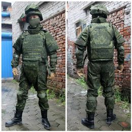 Vêtes tactiques Nouveaux t-shirts Verte 6B4 5 Green Man Camouflage russe Accessoires tactiques en plein air 240315