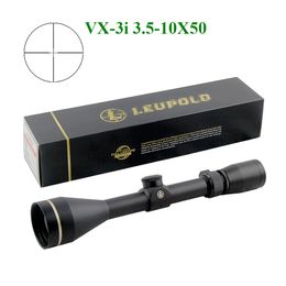 Tactical VX-3i 3.5-10X50 Alcance de largo alcance Mil-dot Parallax Optics 1/4 MOA Rifle Caza Totalmente multicapa Visor de rifle Ajuste de aumento Aleación de aluminio