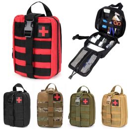 Bolsa de cintura táctica Militar Molle EMT Kit de primeros auxilios de liberación rápida Accesorios de caza para acampar Paquete EDC Supervivencia al aire libre 220623