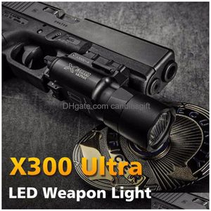 Tactique X300 Tra pistolet pistolet lumière X300U lanterne lampe de poche pistolet Scout livraison directe