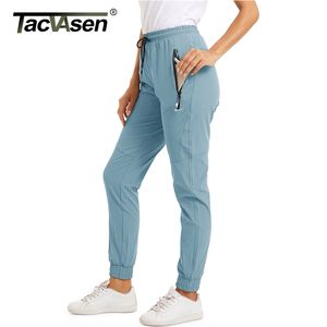 Tacvasen Mode Elastische Zomer Gym Workout Fitness Lange Broek Dames Sneldrogende Lichtgewicht Running Sports Trounsers Girl 210915