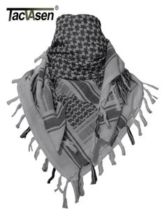 Tacvasen Men Scarf Tactical Desert Arab Keffiyeh Écharpe Camouflage Head Scarf Femmes Arabe Cotton Paintball Masque D1819093612