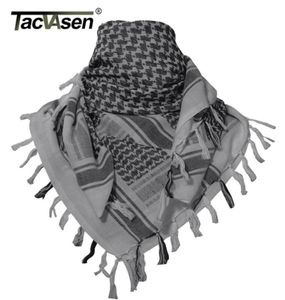 Tacvasen Men Scarf Tactical Desert Arab Keffiyeh Écharpe Camouflage Head Scarf Femmes Arabe Cotton Paintball Face Mask D1812716697