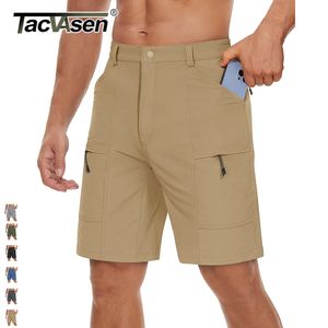 TACVASEN, pantalones cortos ligeros de verano de secado rápido para hombre, pantalones cortos tipo Cargo transpirables, pantalones cortos informales para senderismo, correr, resistentes al agua, 240328