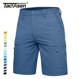 Tacvasen zomer vocht wicking casual shorts heren vrachtwerk running jogging sport bottoms nylon ripstop short broek 240528