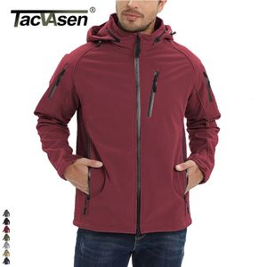 TACVASEN tactique polaire doublé vestes imperméables hommes veste manteaux Safari coupe-vent hiver chaud vêtements de travail coupe-vent 240301