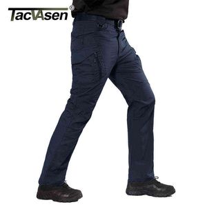 Tacvasen Tactical Pants Mens Navy Multi Pockets Rip-stop Cargo Werkbroek Militaire Gevecht Broek Airsoft Army Hike Broek Man H1223