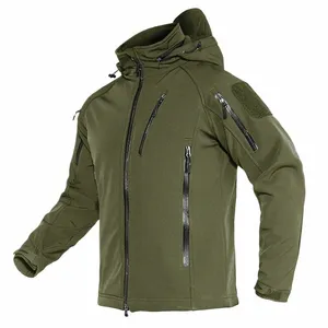 Tacvasen coupe-vent hiver doublure polaire veste à capuche hommes imperméable softshell veste manteau randonnée travail vestes tactiques vêtements d'extérieur R40v #