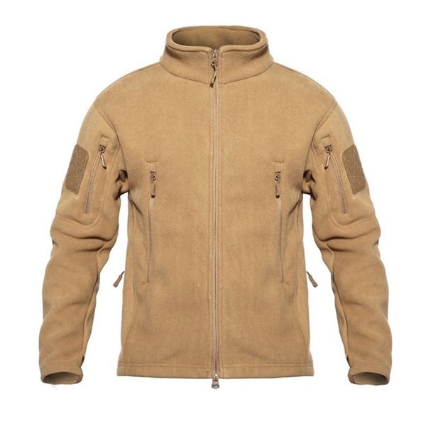 TAD Winter Warm Fleece Chaquetas tácticas Hombres Militar a prueba de viento Espesar Chaquetas con múltiples bolsillos Casual Sudadera con capucha Ropa 201218