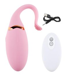 Têtard USB charge vibrateur Silicone étanche masseur télécommande avec Gspot Stimulation orgasme sexuel ABS jouets sexuels pour W6347600