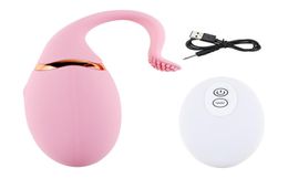 Tadpole USB charge vibrateur Silicone étanche masseur télécommande avec Gspot Stimulation orgasme sexuel ABS jouets sexuels pour W7203899