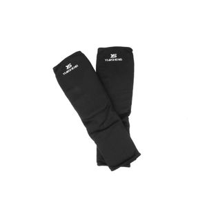 Taekwondo Karate MMA Scheenwreefbeschermer Beenvoetbeschermer Doek Pad XL Wit 240129