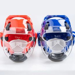 Taekwondo Masque Protecteur Adultes Enfants Airsoft Tactique Rapide Casque Couvre-tête Karaté Tête Garde Visage Skate Skis Arts Martiaux 240122