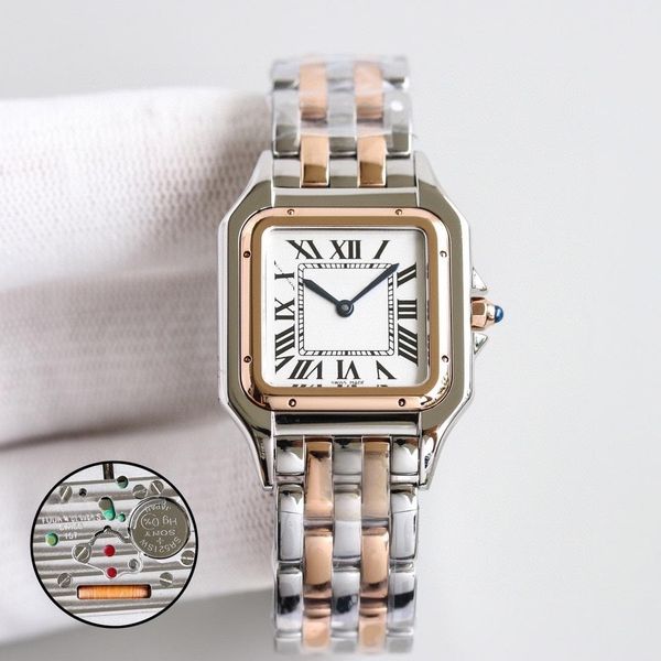 tag montre pour hommes AAA qualité montres femmes hommes montre designer montres de luxe en acier grand cadran trèfle à quatre feuilles bracelet femmes diamant montre avec boîte 005