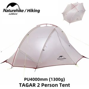 Tagar Single Pole 2 Person Tent 20D Nylon Outdoor Waterdichte Ultralight Camping Rugzak 220216