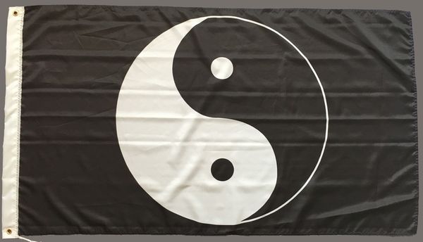 Bandera pirata de pez Tai Chi, 90x150cm, promoción de alta calidad, publicidad colgante, 100% poliéster, envío gratis