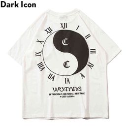 Tai Ji T-shirt Mannen Vrouwen Zomer Oversized Streetwear Heren T-shirts Katoenen Tee Male Top 210603