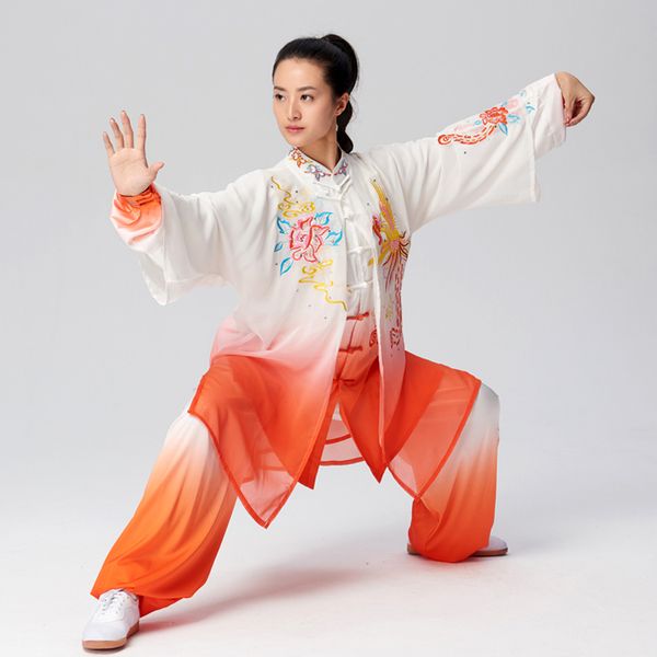 Taichi Clothing Martial Arts Suit Kungfu Uniforme Taiji Vêtements Qigong Garment pour femmes hommes garçon fille enfants enfants