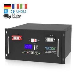 Batterie au lithium-ion Lifepo4 à cycle profond TAICO 48V 100Ah 150Ah 200Ah 250Ah batterie Lihtium pour système solaire