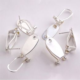 Taidian – boucles d'oreilles en argent pour femmes autochtones, perles, fabrication de bijoux, lot de 50 pièces, lot3014