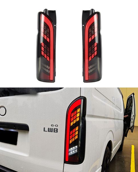 Feu arrière pour Toyota Hiace LED clignotant feu arrière 2005-2015 feu stop arrière accessoires automobiles
