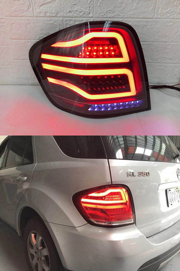 Conjunto de luz trasera para BENZ ML W164, luz LED de señal de giro 2005-2010, lámpara antiniebla de freno trasero, estilo de coche