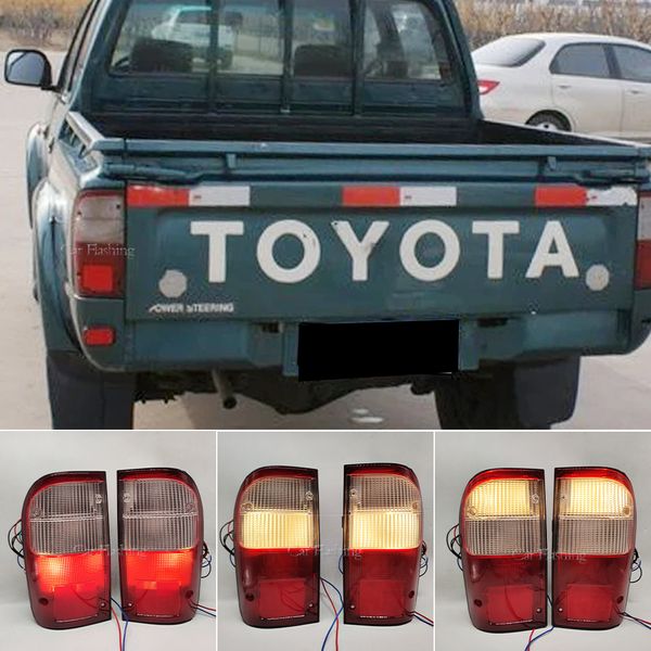 Feu arrière pour Toyota Hilux Mk4 1997 1998 1999 2000 2001 2002 2003 2004 2005 2006, réflecteur de pare-chocs arrière, accessoires de lampe de frein d'arrêt